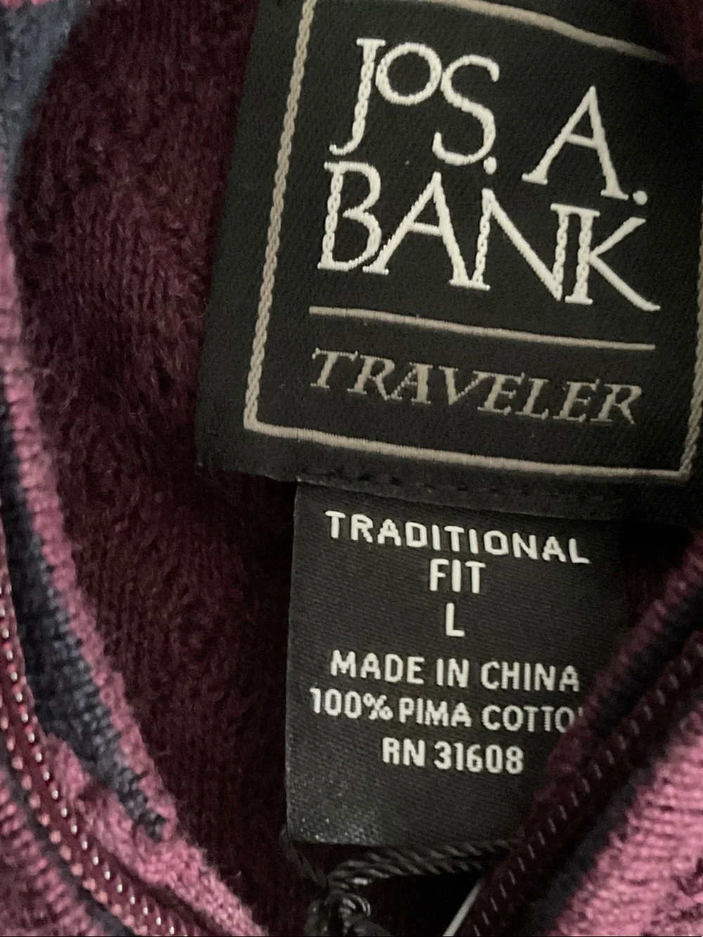 Jos. A. Bank Men's Diamond-Pattern Quarter-Zip Sweater